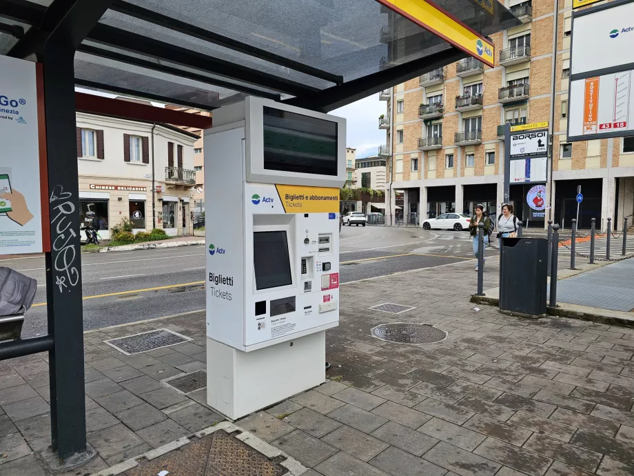 ACTV bilietų pardavimo automatas (negalioja ATVO autobusams)