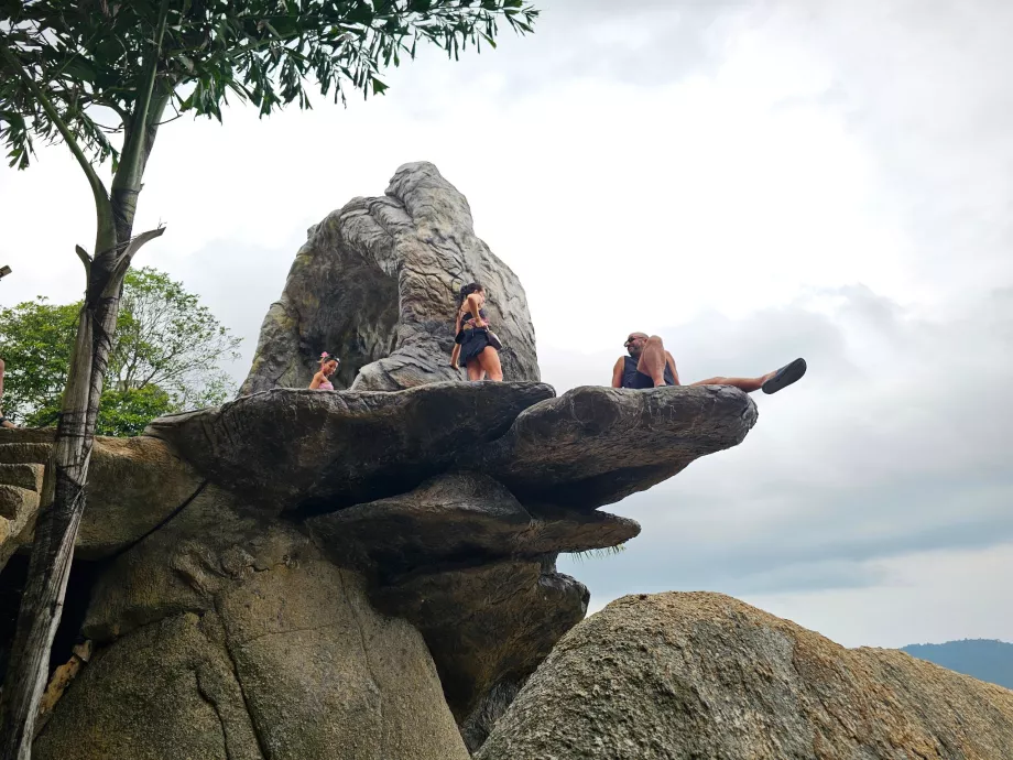 Vaizdas nuo 2 perdangos akmens