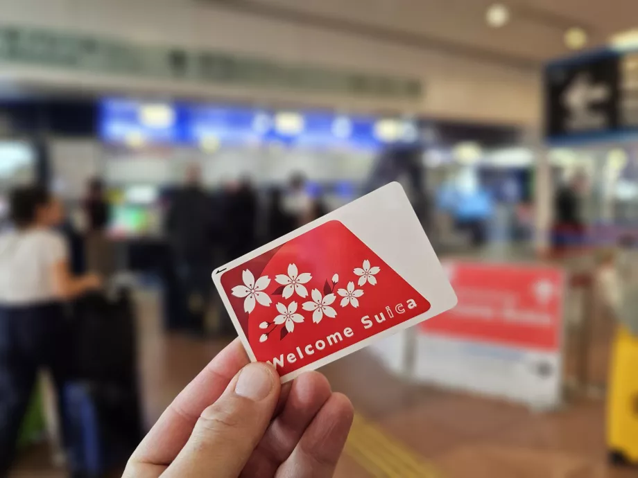 Sveiki atvykę Suica turistinė transporto kortelė