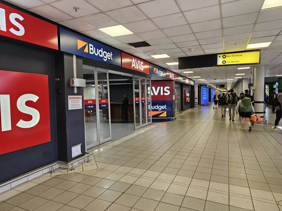 Automobilių nuomos punktai