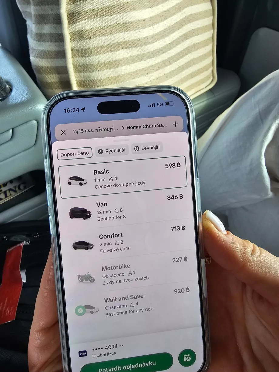 Varžtų kainos iš prieplaukos į Čavengą