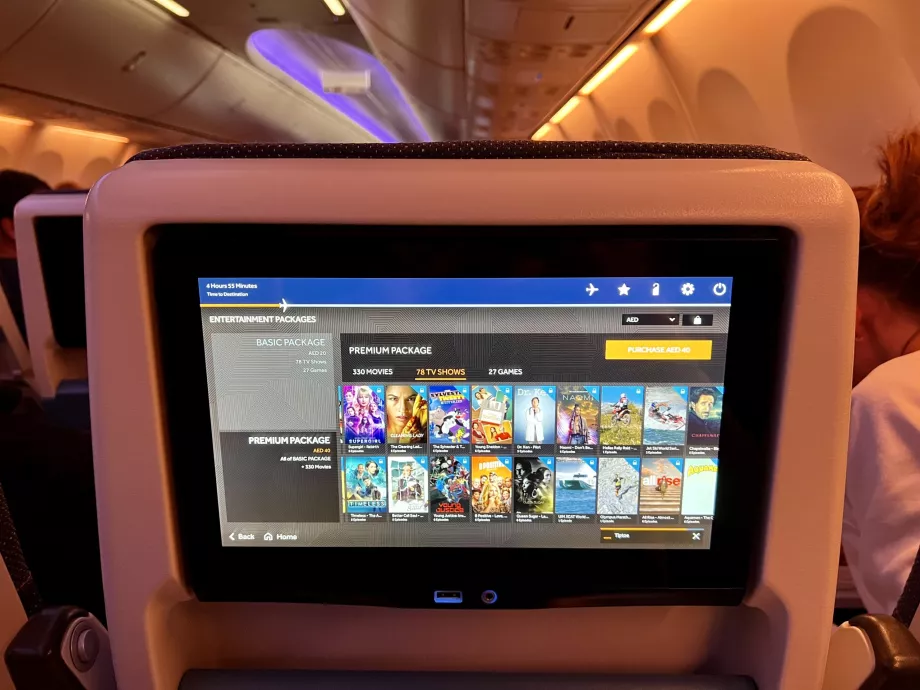"Flydubai" ir mokamos pramogos laive