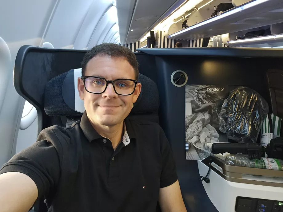 Aš sėdžiu pirmoje vietoje