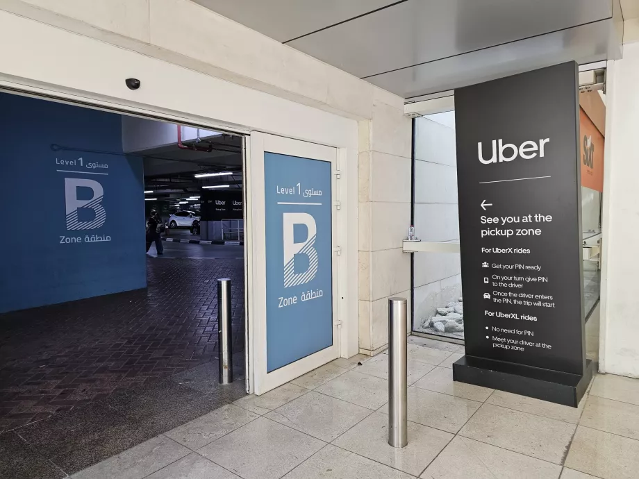 "Uber", 3 terminalas