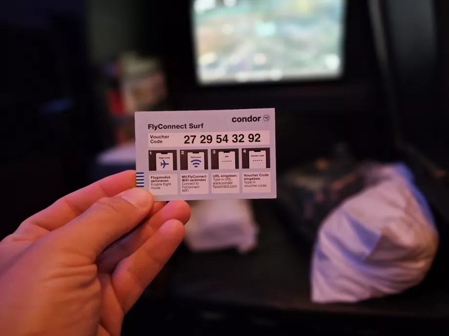 "Wi-Fi" ryšys skrydžio metu