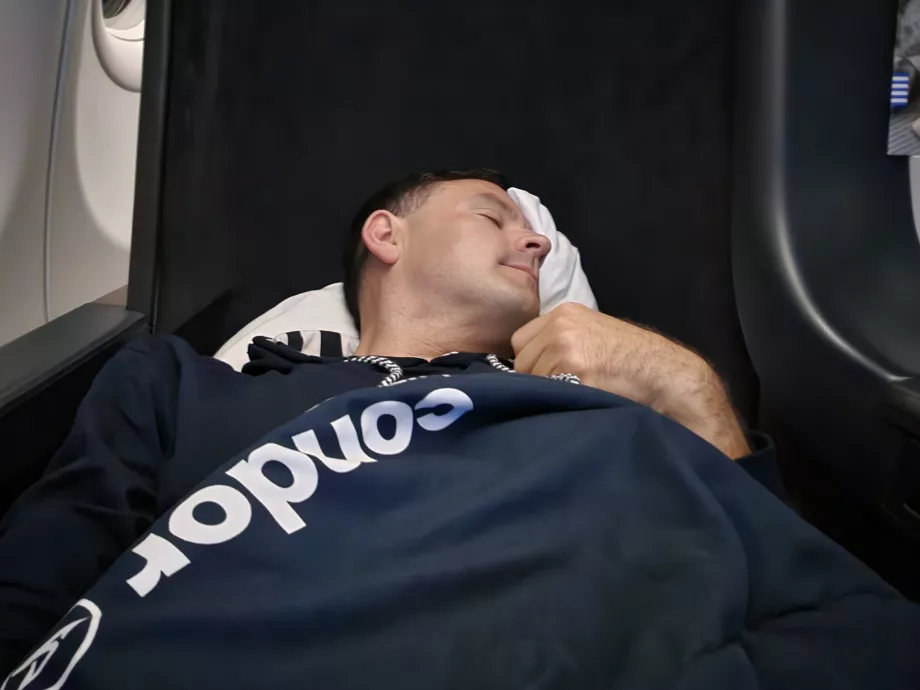 Aš miegu ant "Prime Seat" sėdynės