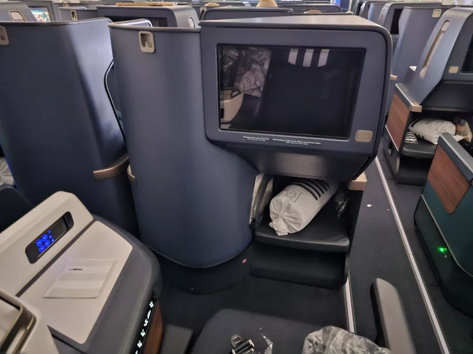 Standartinės sėdynės erdvė kojoms