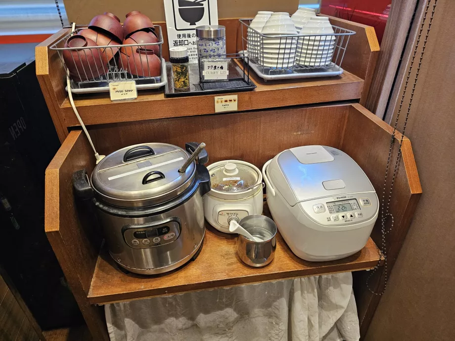 Pusryčiai - ryžiai ir miso sriuba