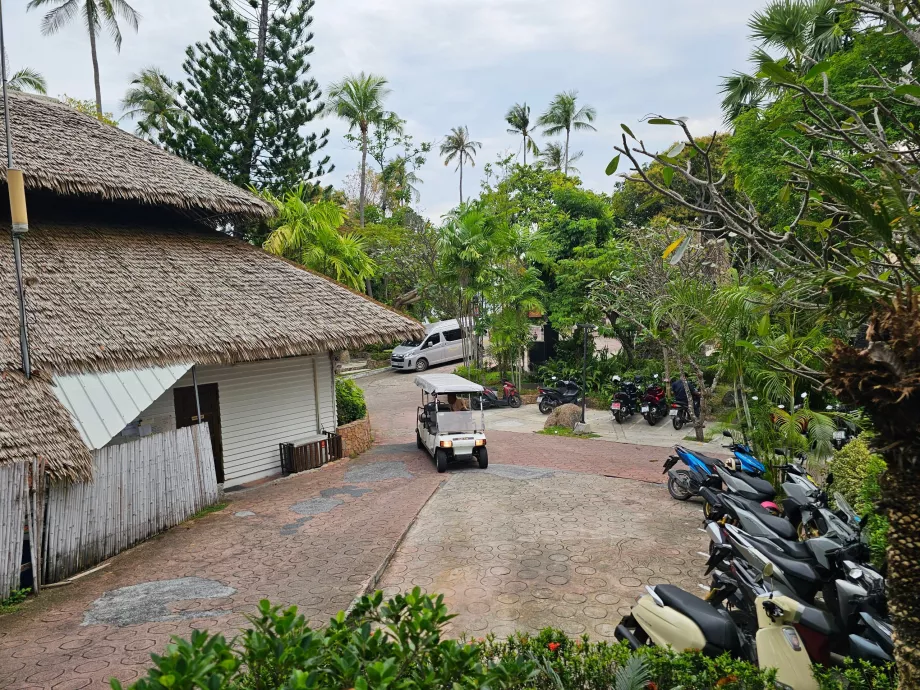 Motorolerių stovėjimo aikštelė