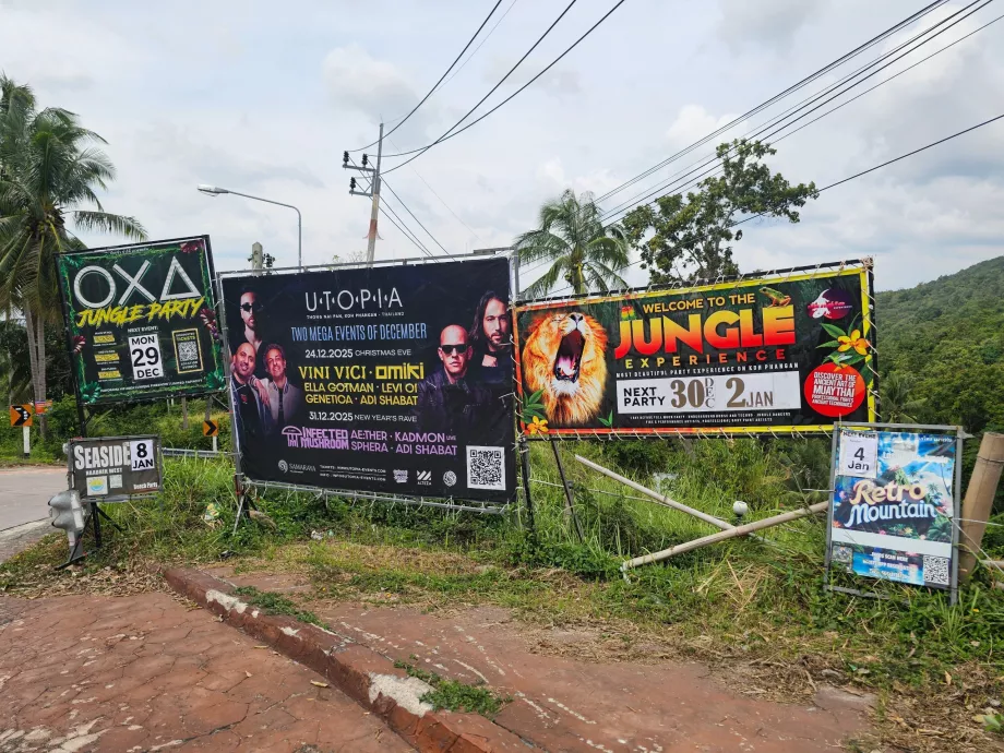 Vakarėlių ir naktinių klubų skelbimai