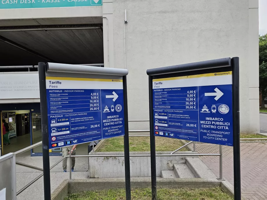 Mokestis už automobilių stovėjimą, 2025 m., Tronchetto