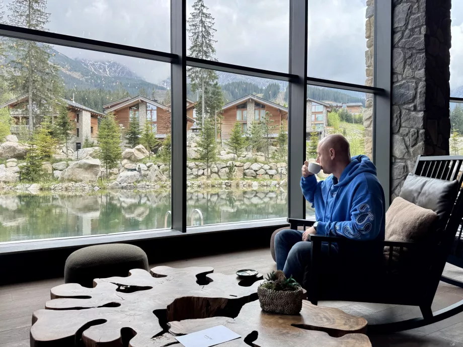 Vestibiulio zona su vaizdu į Žemuosius Tatrus