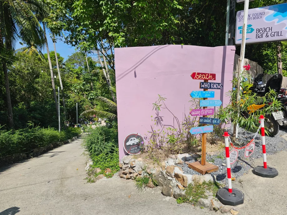 Kelias į Secret Beach