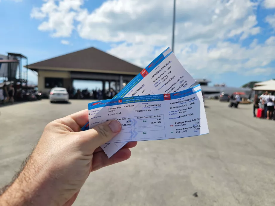 Kelto bilietas Koh Phangan - Koh Samui