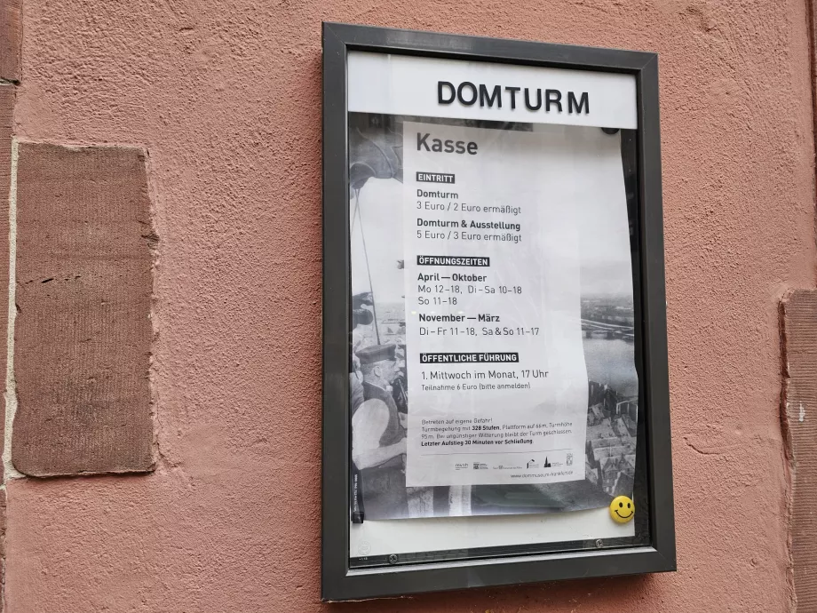 Įėjimo į bokštą kainos