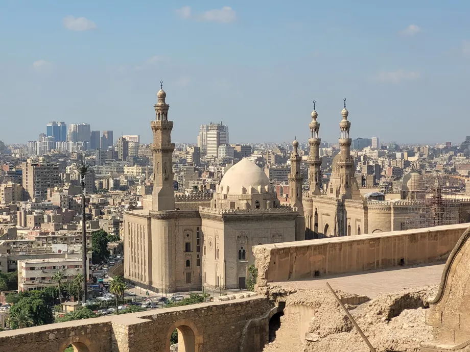Islamiškojo Kairo vaizdas iš citadelės