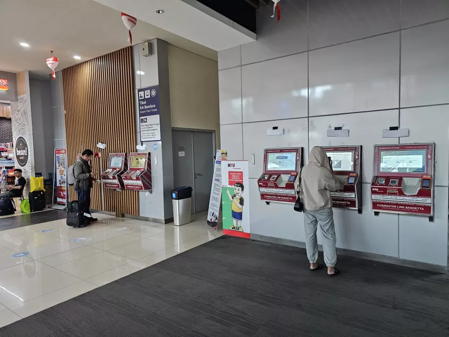 Traukinių bilietų automatai