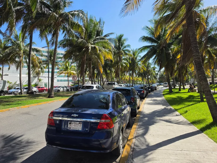 Parkavimas Punta Cancúne