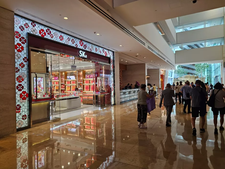 Parduotuvės viešbučio vestibiulyje