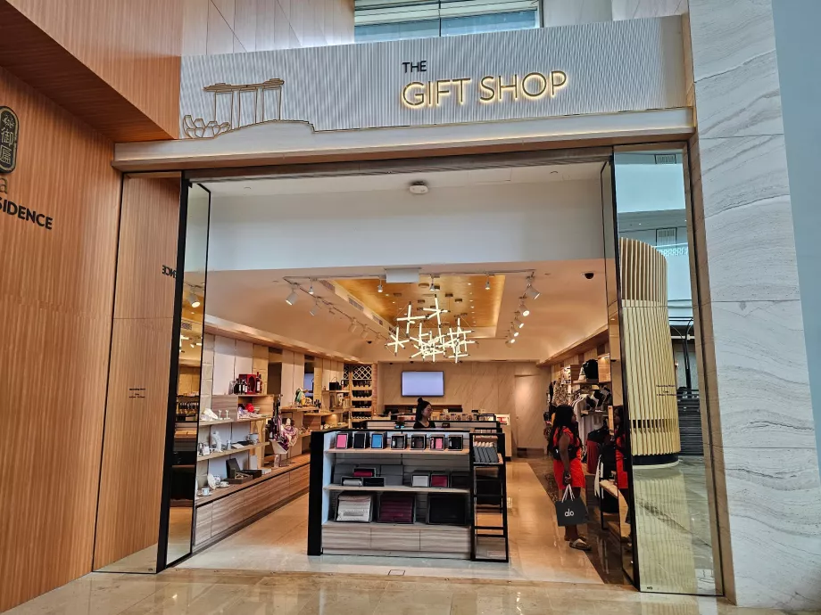 Parduotuvės viešbučio vestibiulyje