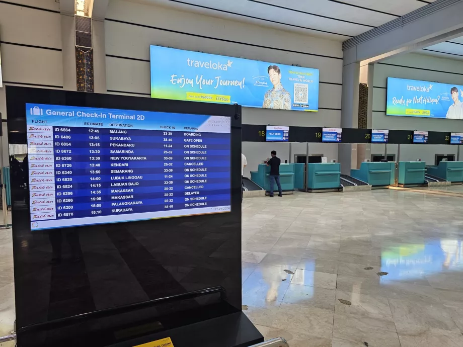 Registracija Džakartos CGK oro uoste