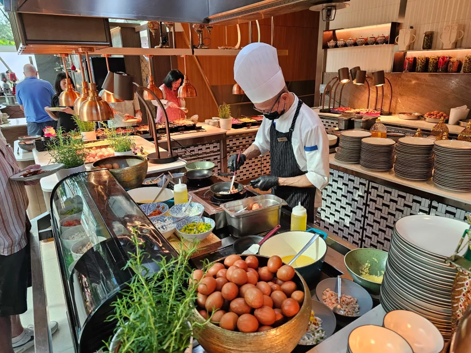 Pusryčiai restorane "Rise