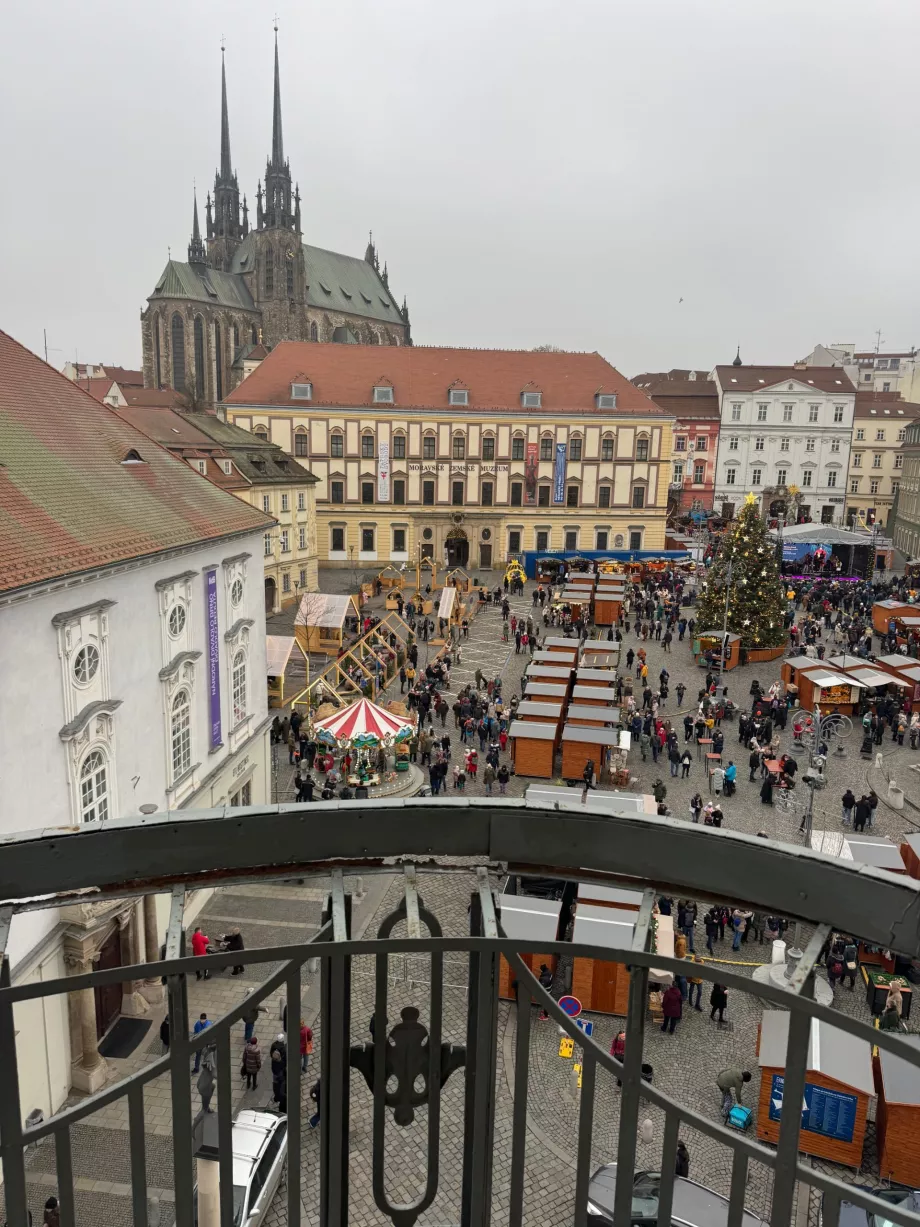 Vaizdas iš „Junior Suite“ kambario mažo balkono
