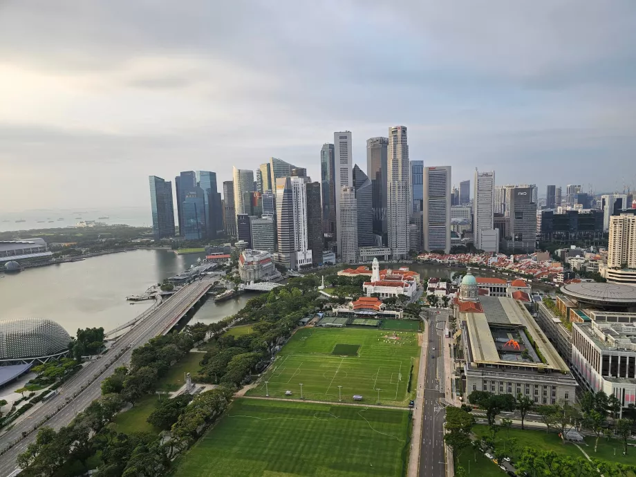 Vaizdas į miesto centrą iš kambario