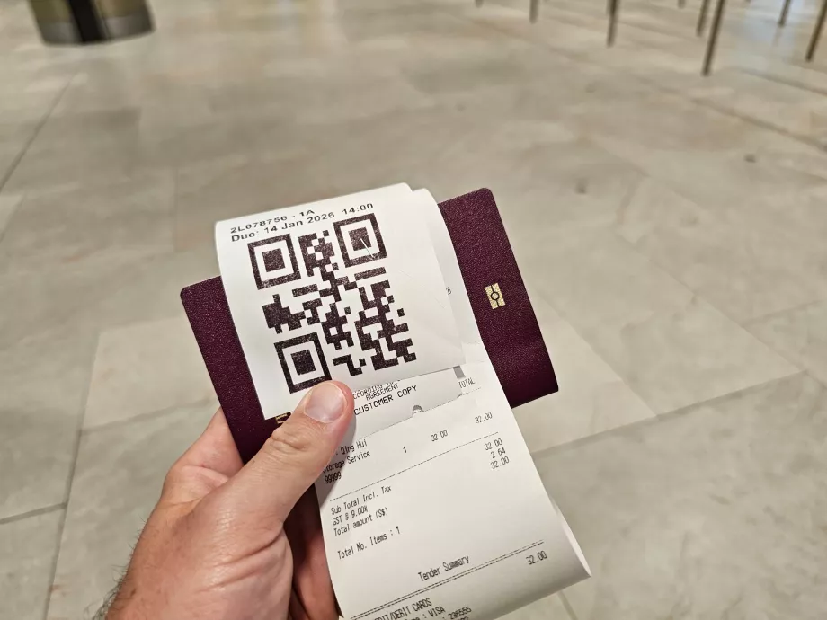 QR kodas bagažui atsiimti iš bagažo skyriaus
