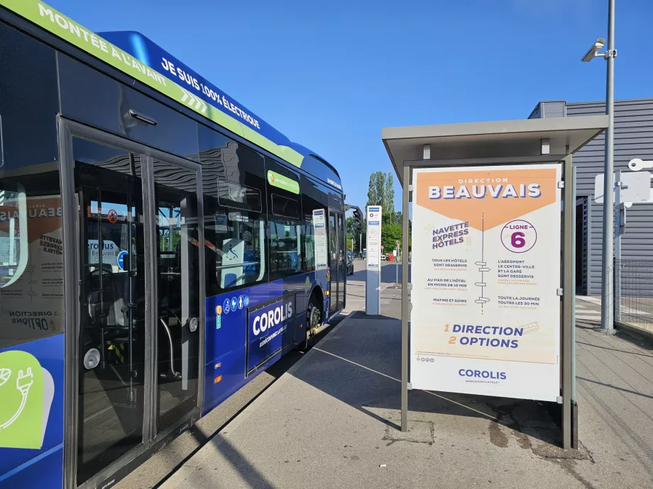 6 autobusų stotelė į Beauvais