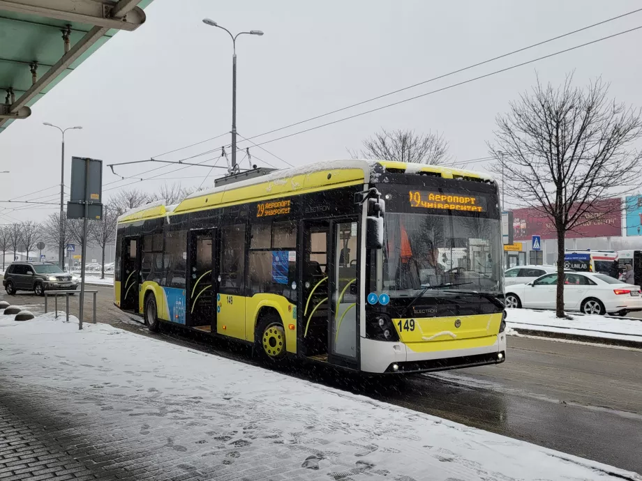 29 troleibusas oro uoste