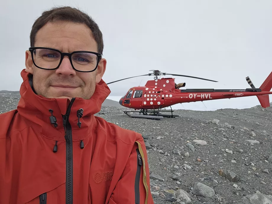 Kristoferis su sraigtasparniu