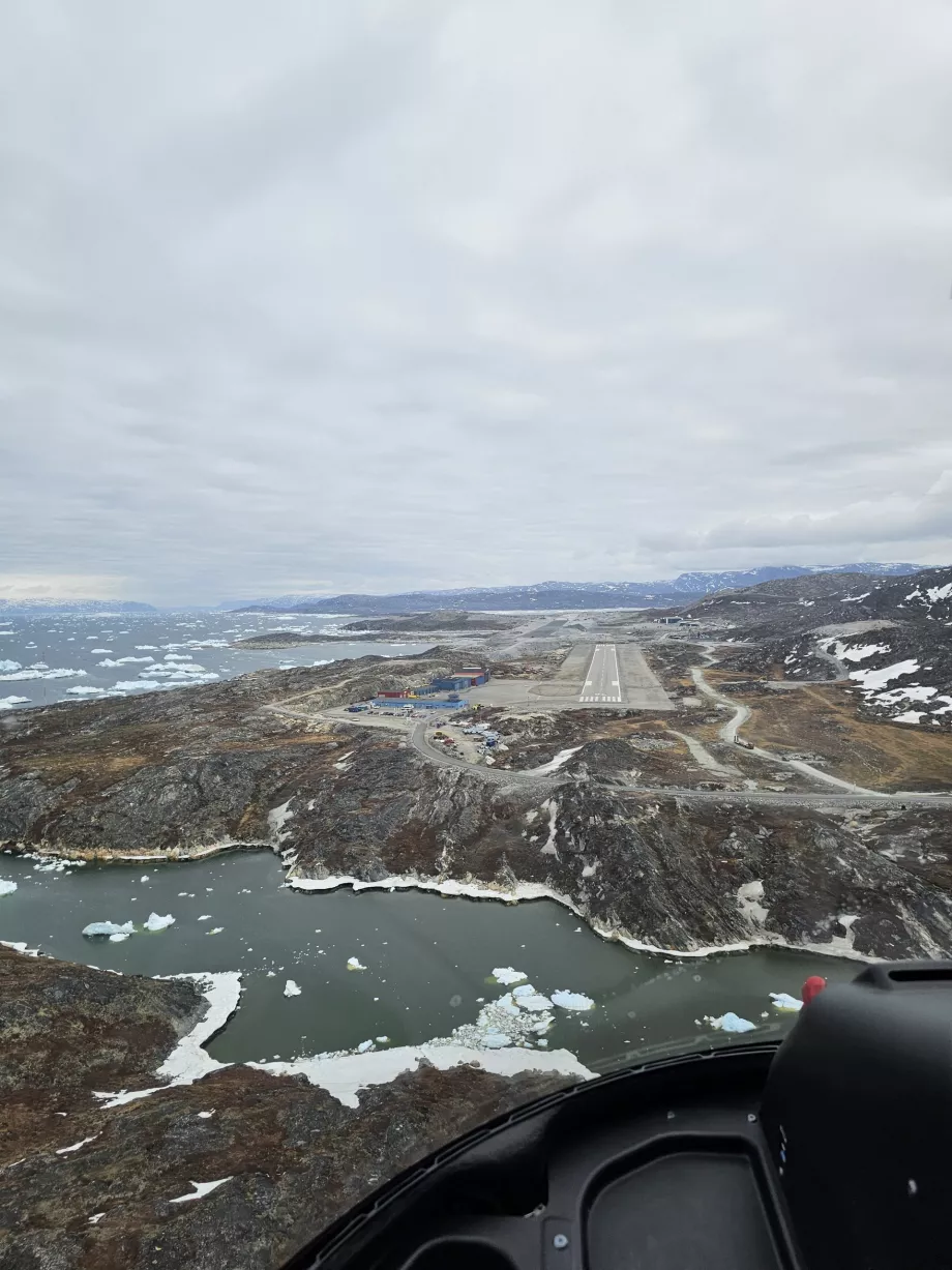 Sraigtasparnio nusileidimas Ilulissat oro uoste
