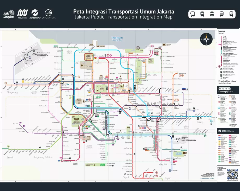 Autobusų, traukinių ir metro žemėlapis