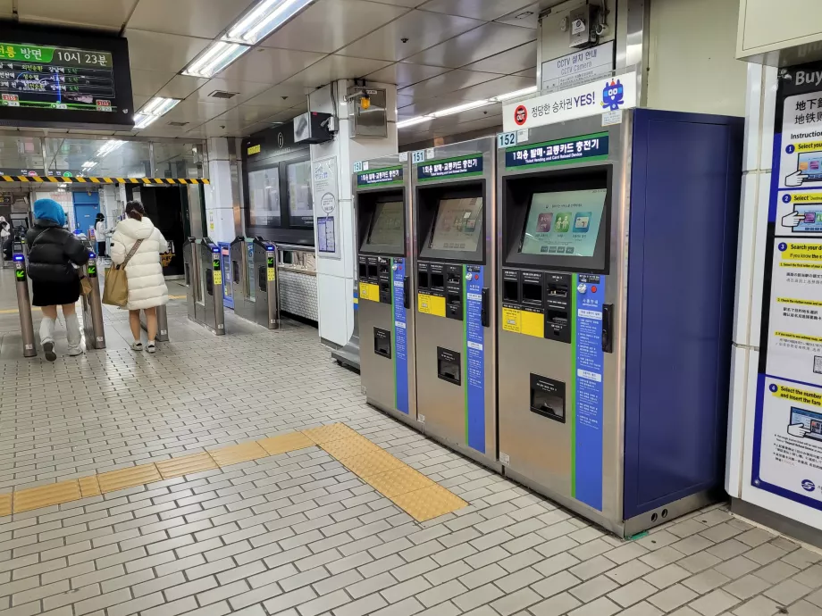 Bilietų automatai metro