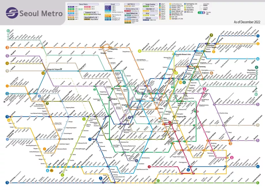Seulo metro žemėlapis