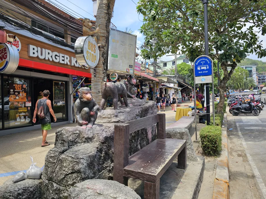 Autobusų stotelė į Ao Nang oro uostą