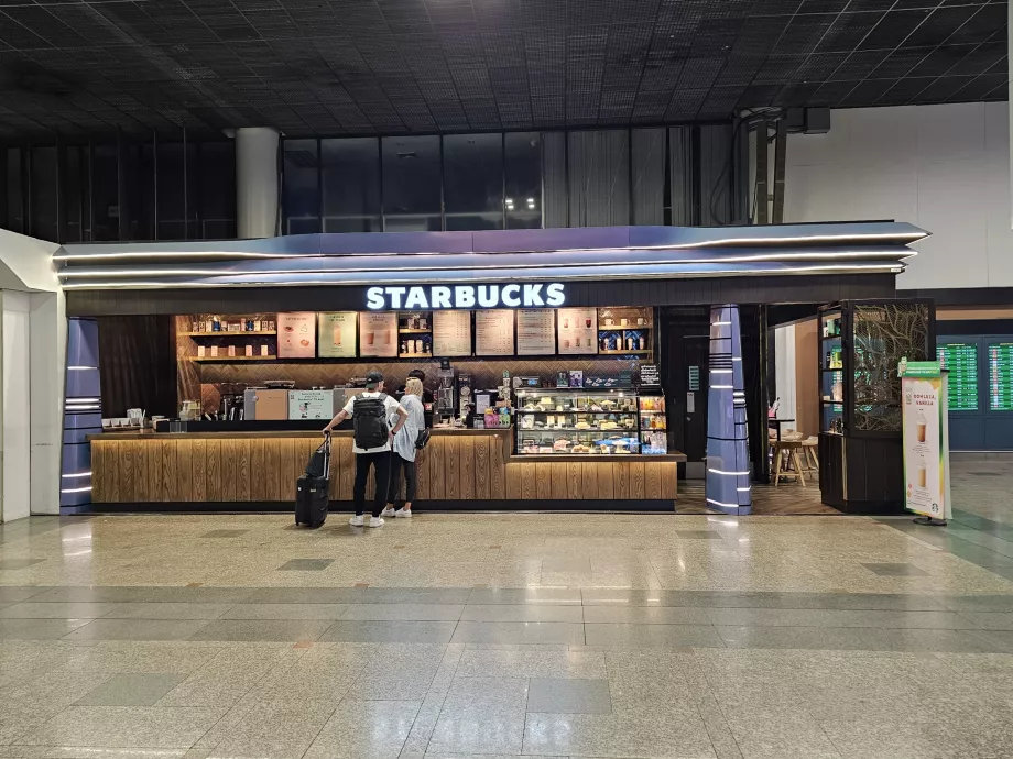 "Starbucks", tarptautinio terminalo viešoji erdvė