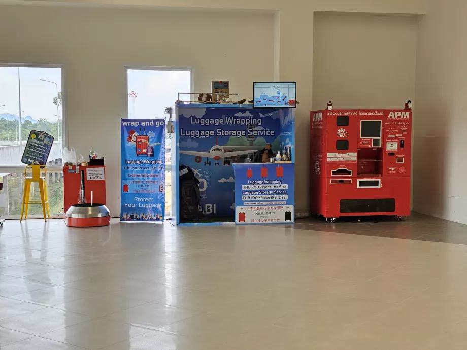 Bagažo saugykla, išvykimo salė