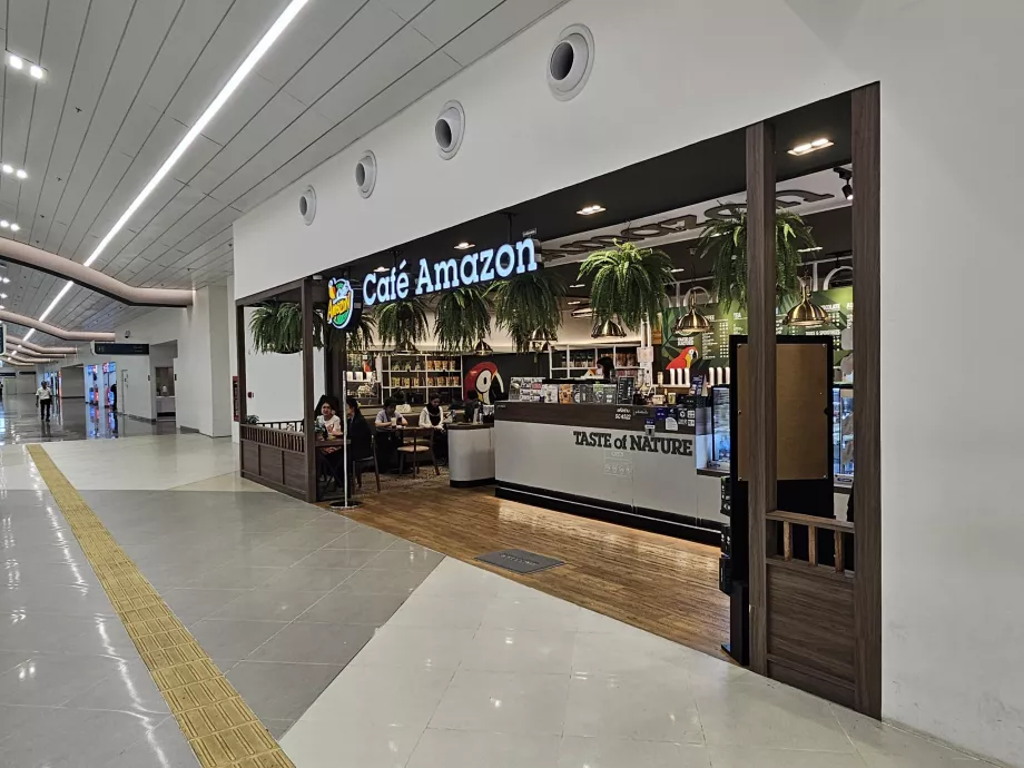 Kavinė "Café Amazon", atvykimo salė