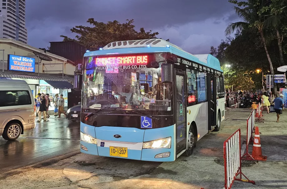 Smart Autobusų stotelė kryptis oro uostas, Patong