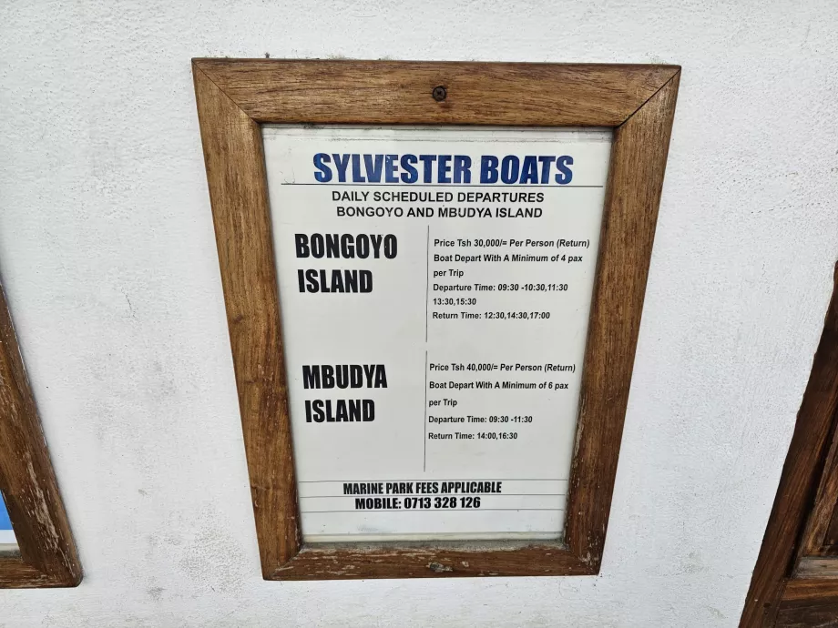 Bongoyo tvarkaraštis