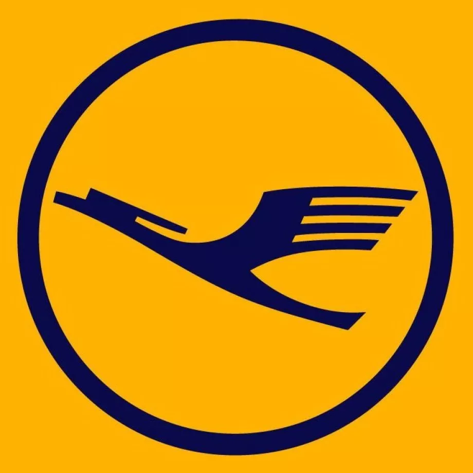 "Lufthansa" logotipo nuolaida