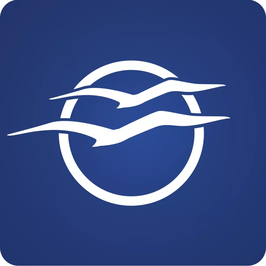 "Aegean" logotipo nuolaida