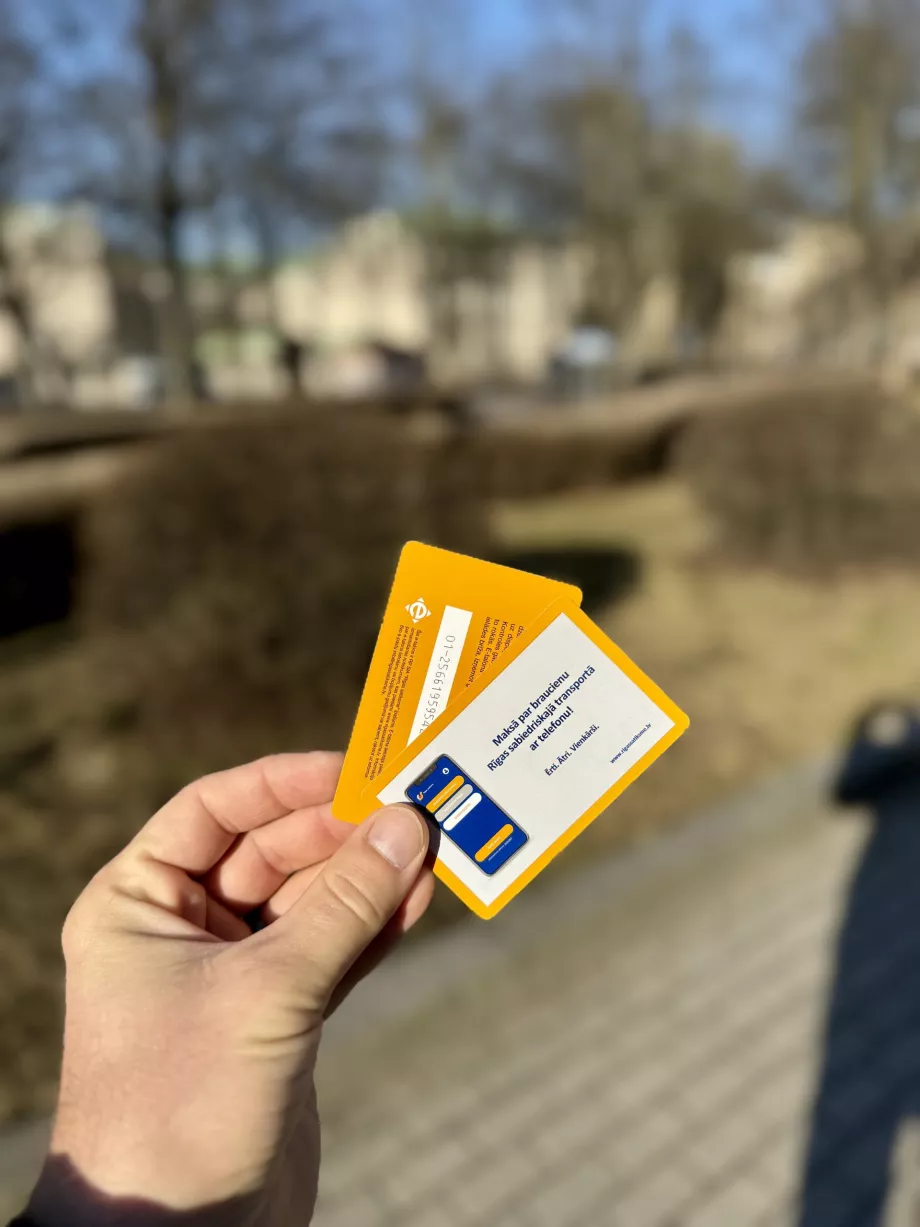 Viešojo transporto bilietai Rygoje