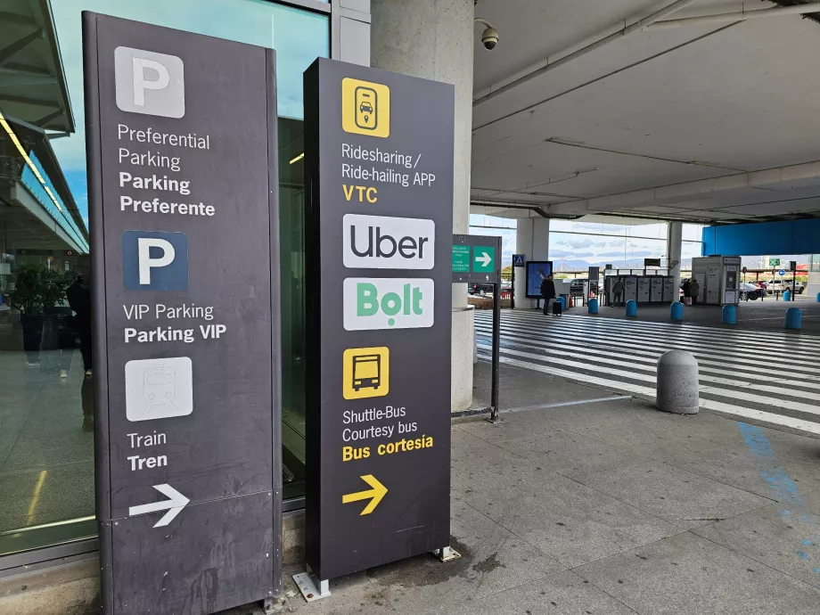 Kaip nuvykti į „Uber“ ir „Bolt“ paėmimo vietas