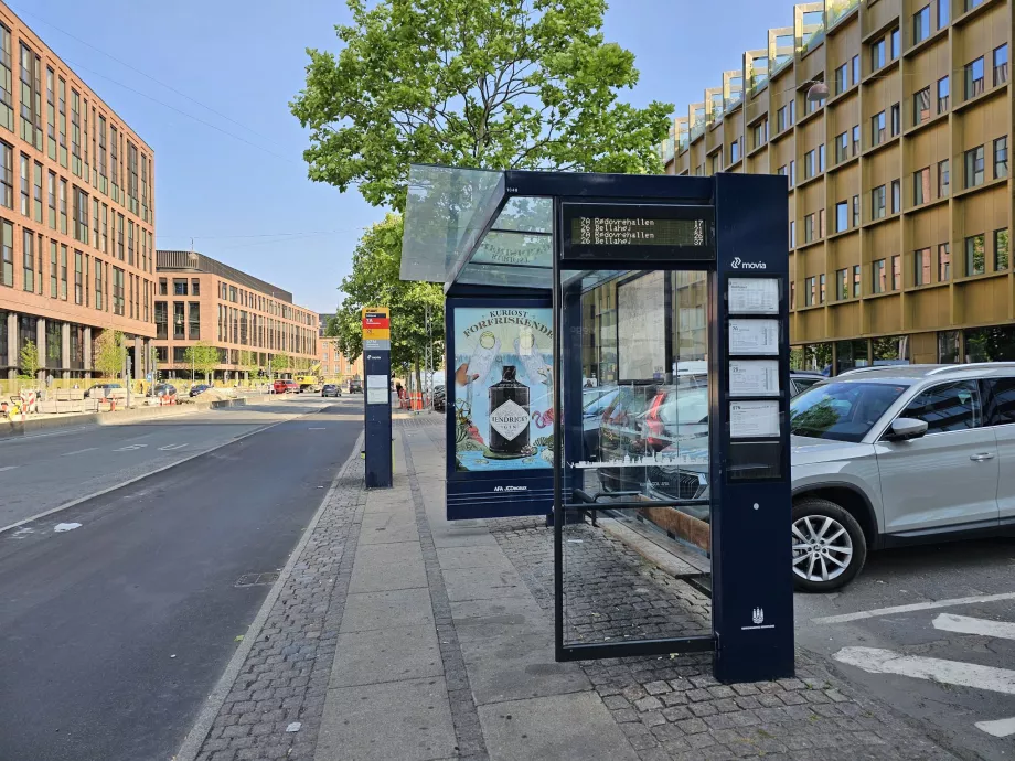 Autobusų stotelė Kopenhaga