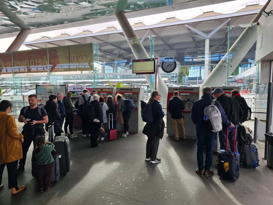 RENFE bilietų automatai