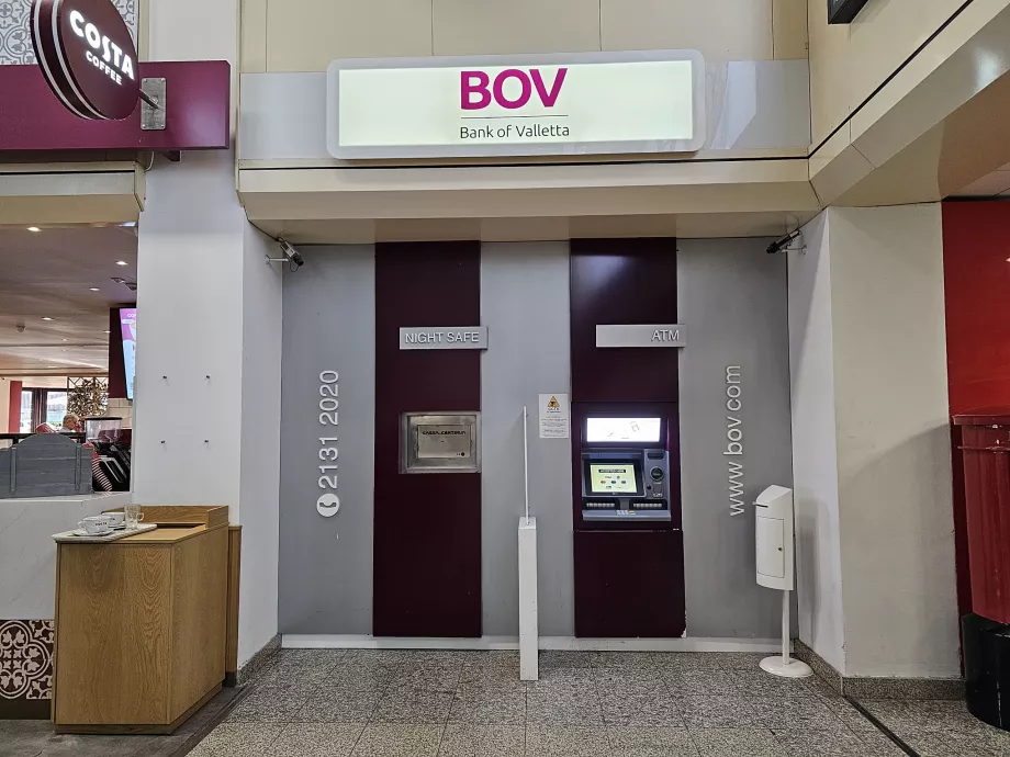 Bankomatas Bank of Valletta