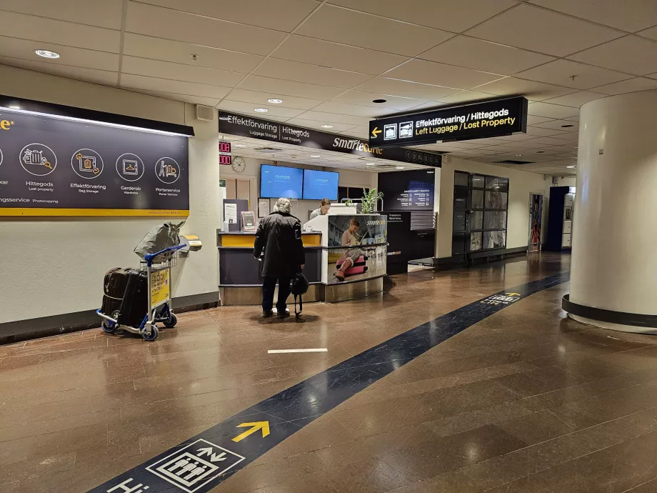 Bagažo saugykla, Arlanda